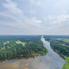 Rzeka Narew, Dzbądz – panorama sferyczna 360°