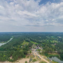 Brzóze Małe - Plaża – panorama sferyczna 360°