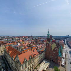 Rynek we Wrocławiu – panorama sferyczna 360°