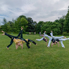 Pola Mokotowskie - Trening Capoeiry – panorama sferyczna 360°