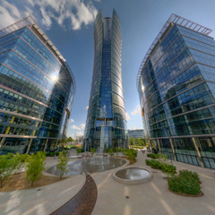 Warsaw Spire – panorama sferyczna 360°