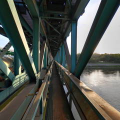 Most Gdański, most kolejowy przy Cytadeli – panorama sferyczna 360°